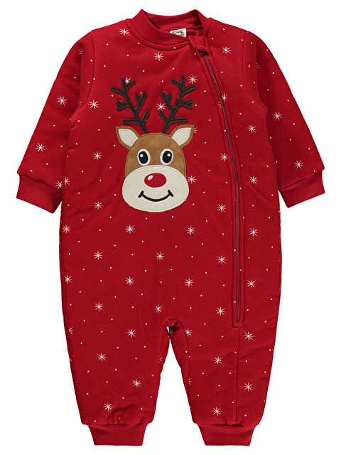 Civil Yılbaşı Temalı Bebek Uyku Tulumu 12-18 Ay Kırmızı - S000304736-20045