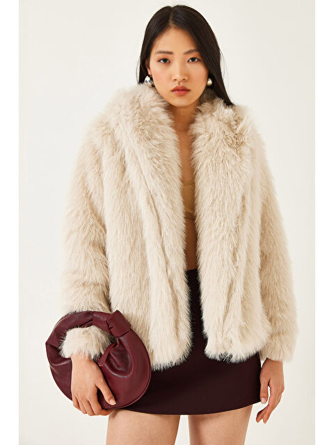 SHADE Kadın Premium Suni Kürk Ceket - S000349948-19927