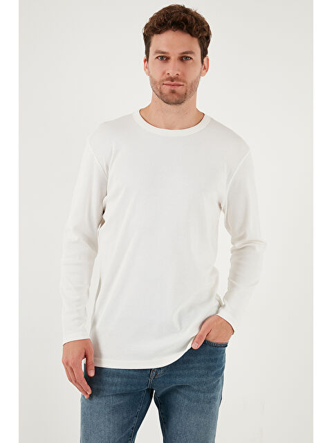 Buratti Pamuklu Slim Fit Bisiklet Yaka Basic Sweat 59050741 - S000443903-19965