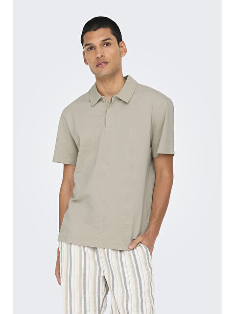 Only&Sons Onskian Pamuklu Regular Fit Düğmeli Polo Yaka Tişört 22028694 - S000443907-19928