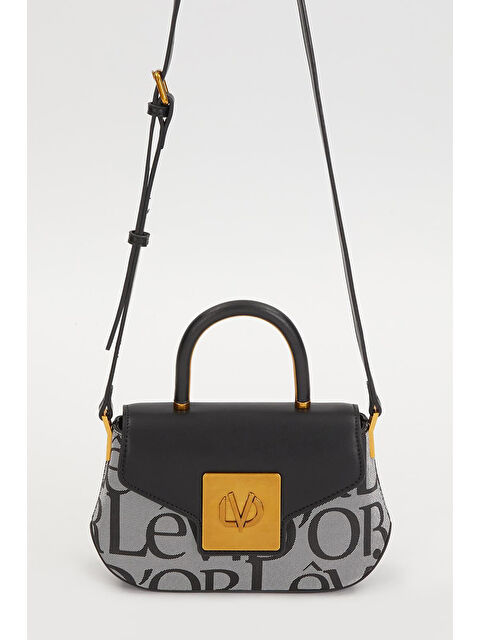 Remsa Tek Askı Çıtçıt Detay Çanta 930283 Siyah