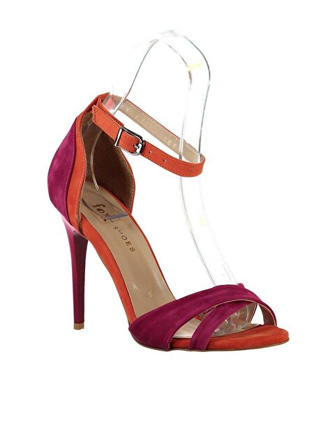 Fox Shoes Turuncu_Fuşya Kadın Topuklu Ayakkabı B922113802 - S000042542-37673