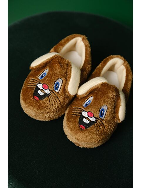 Oksit Mino Kulakcıklı Kaydırmaz Kreş Ev Okul Ayakkabısı Unisex Bebek Çocuk Panduf - S000253416-14955