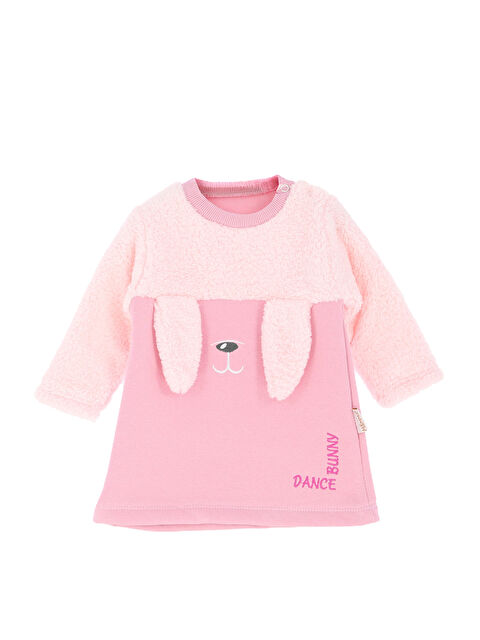 Modanino Kız Bebek Pelüş Elbise 6-12Ay 12474 - S000491362-20024