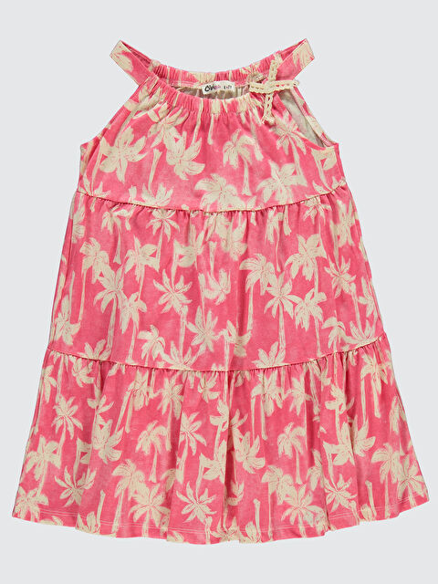 Civil Girls Kız Çocuk Elbise 6-9 Yaş Gül