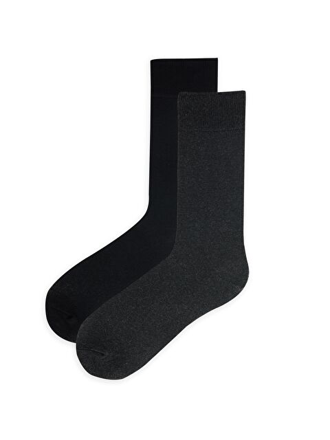 TUDORS 2'li Düz Erkek Çorap - S000316133-23173