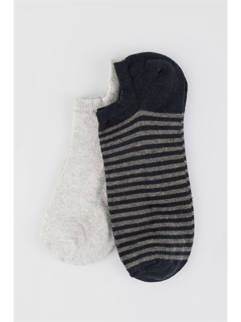 TUDORS 2'li Desenli Patik Erkek Çorap