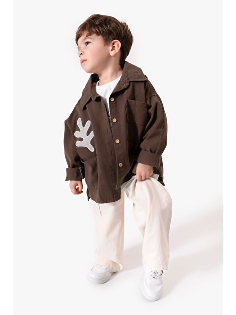 Jikko Baby Bayramlık Nakış Detaylı Ceketli 3'lü Erkek Çocuk Takımı 9095