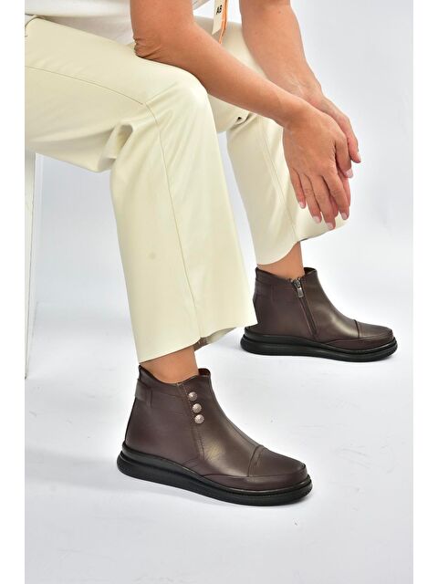 Fox Shoes Kahverengi Kadın Bot V555070403 - S000441872-19413