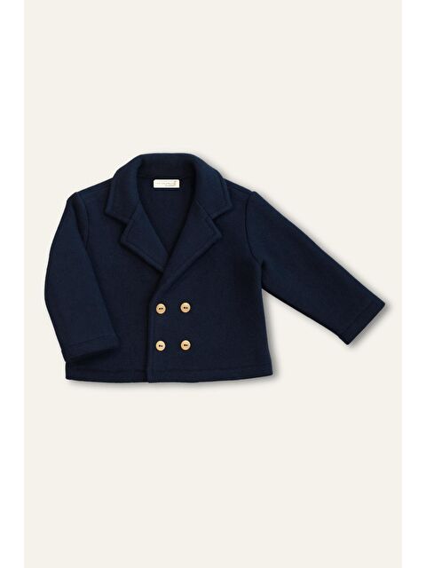 MİNİNİO Erkek Çocuk Örme Ceket - Lacivert - S000440813-21164