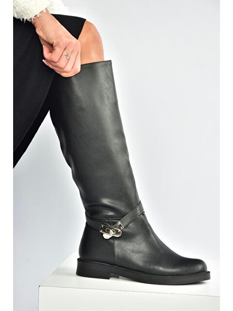 Fox Shoes Siyah Kadın Çizme V726717109 - S000464444-19351