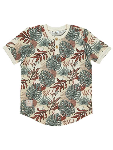 Civil Erkek Çocuk Tişört 10-13 Yaş Fil Dişi