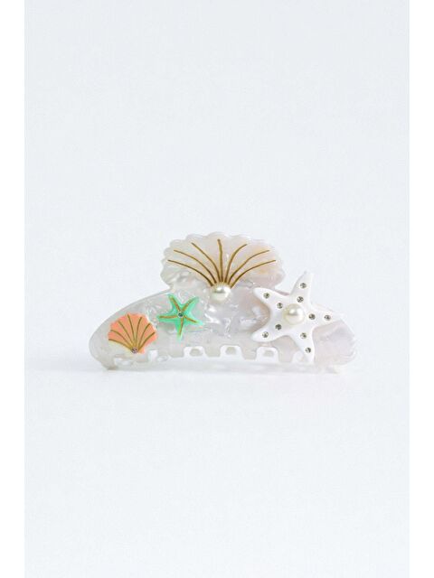 New Obsessions Deniz Figürlü Lüks Asetat Mandal Toka