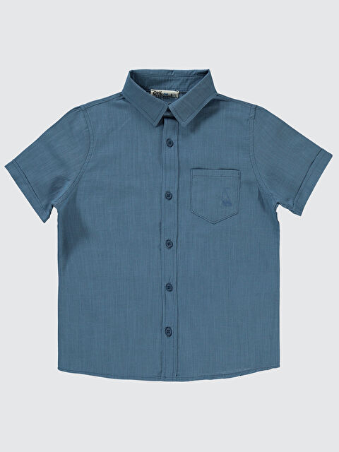Civil Boys Erkek Çocuk Gömlek 10-13 Yaş İndigo