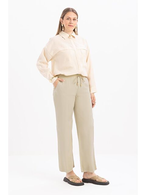 ALLDAY Defne-Beli Lastikli Pantolon - S000501679-18194