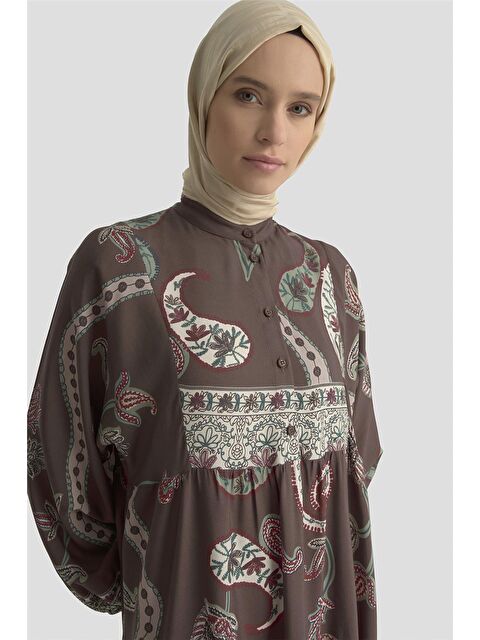 ARMİNE Trend Elbise 25Yt949 Kahverengi - S000490332-19413