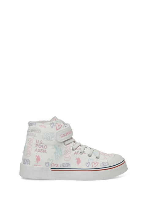 U.S. POLO ASSN. PENELOPE HI JR 5FX Beyaz Kız Çocuk High Sneaker - S000526452-20063