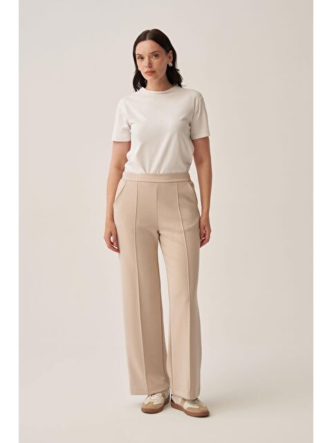 ALLDAY Taş-Yumuşak Dokulu Palazzo Pantolon - S000501611-25636