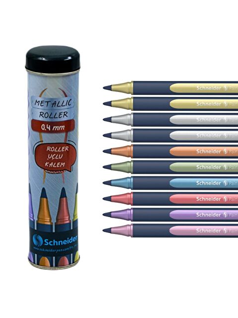 Schneider Paint-It 050 Metalik Tükenmez Kalem 0.4mm Metal Tüp 10'lu - S000179936-27074