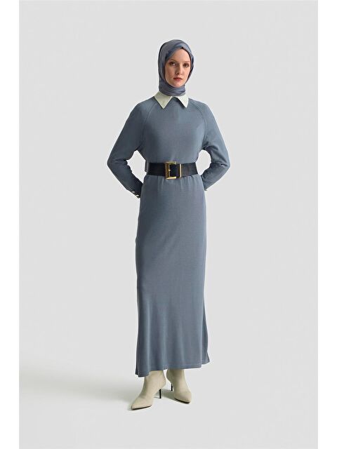 ARMİNE Elbise 25Kd7002 İndigo - S000453369-23093