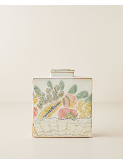 English Home Marsha Seramik Vazo 21 cm Bej - S000530970-19928