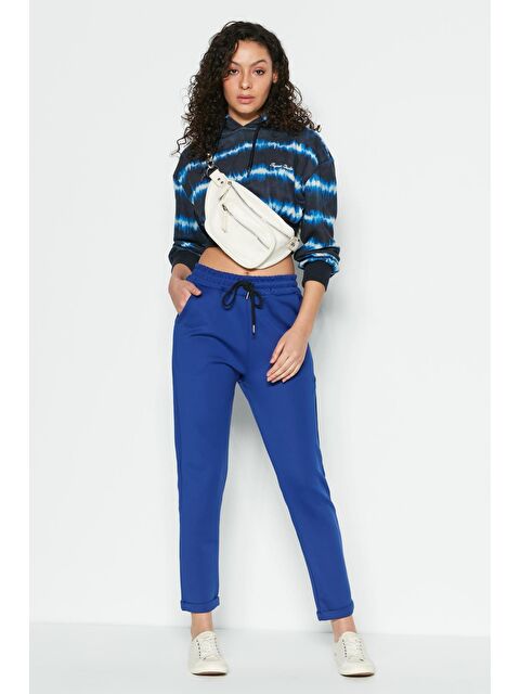 C&City Double Paça Eşofman Altı 807 Sax - S000216066-19393