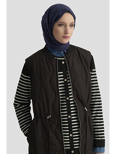 ARMİNE Kapitone Yelek 25K4807 Siyah - S000489805-19351