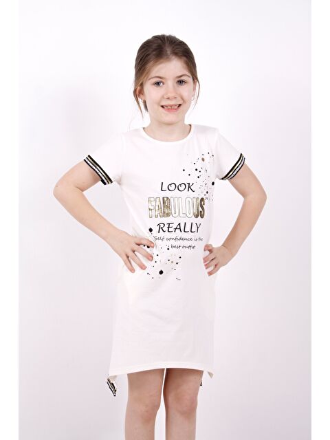 Toontoykids Kız Çocuk Fabulous Baskılı Elbise - S000254112-19965
