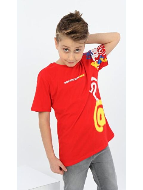 Toontoykids Erkek Çocuk Soru İşareti Baskılı Tişört