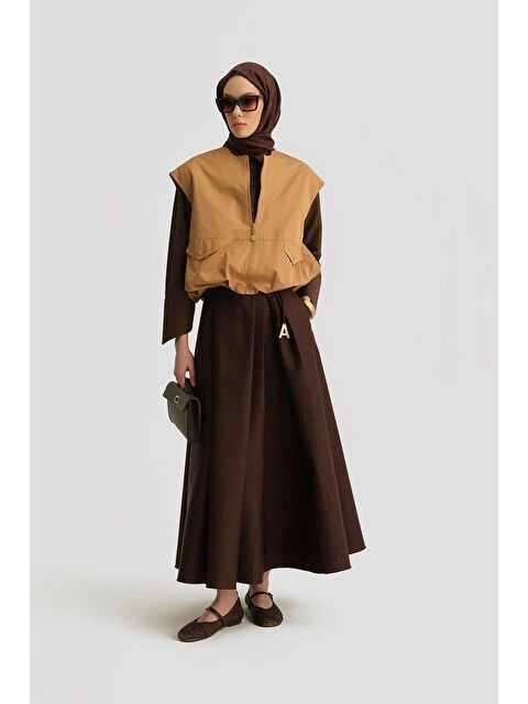 ARMİNE Bomber Yelek 25Y4504 Sahra - S000489803-4557