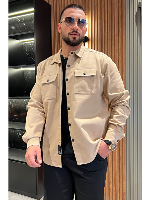 Mishar İtalia Ön Çıtçıtlı Jean  Erkek Gömlek - S000300502-19928