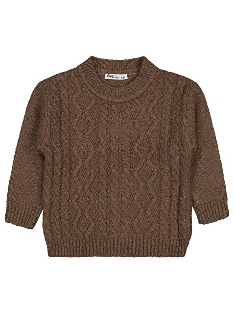 Civil Boys Saç Örgülü 2-5 Yaş Kazak - Bej 5-6 Yaş - S000494738-26429