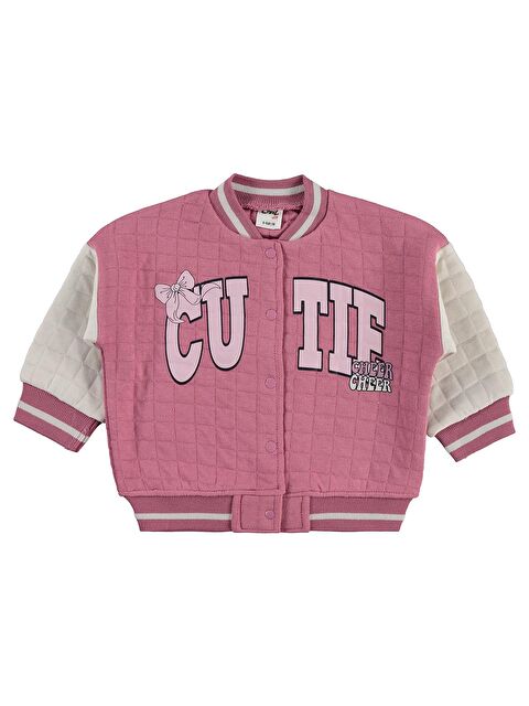 Civil Baby Cutıe Nakışlı 6-18 Ay Hırka - Pembe 9-12 Ay - S000494748-20028