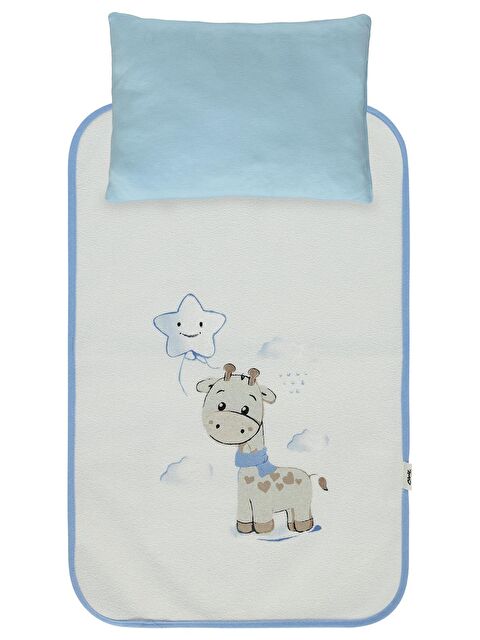 Civil Baby Zurafa Baskılı Alt Açma - Mavi Standart