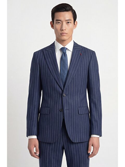 Sabri Özel Lacivert Suit - S000523893-21164