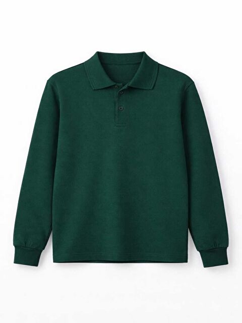 ajn Okul Tişört   Polo Yaka  Uzun kollu