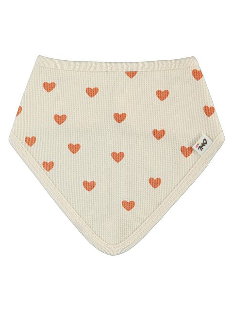 Civil Baby Kalp Zürafa Mama Önlüğü - Fil Dişi Standart - S000504322-19928