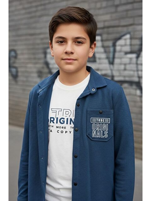 Pina Kids Gömlek Tişört İkili Üst Takım - S000501745-37368