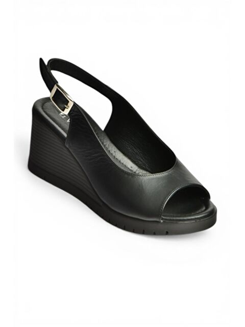 Fox Shoes Siyah Kadın Sandalet Y555344003