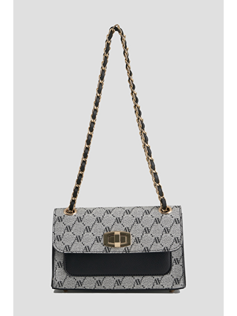 ARMİNE Noktalı Çanta Gri