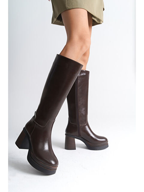 Capone Outfitters Yuvarlak Burunlu Topuklu  Kadın  Çizme - S000296510-19951