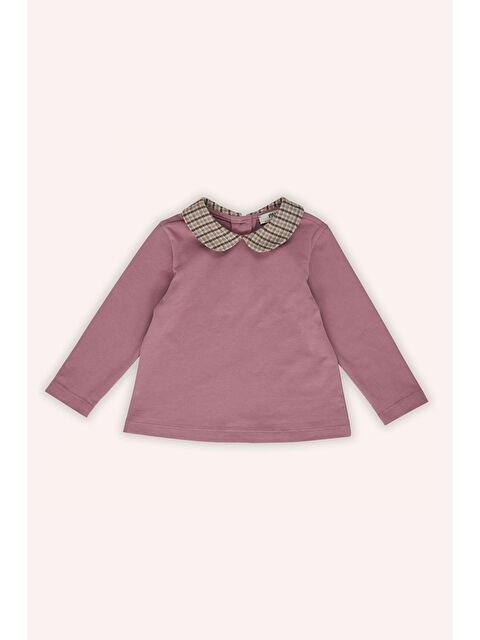 Panço Kız Çocuk Bebe Yakalı Sweatshirt - S000313437-20028