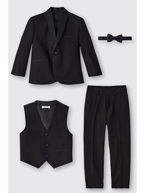 Panço Erkek Çocuk Siyah Takım Elbise