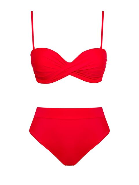 Sailor Moda Dönmeli Yüksek Bel Bikini Takım - S000155321-20045