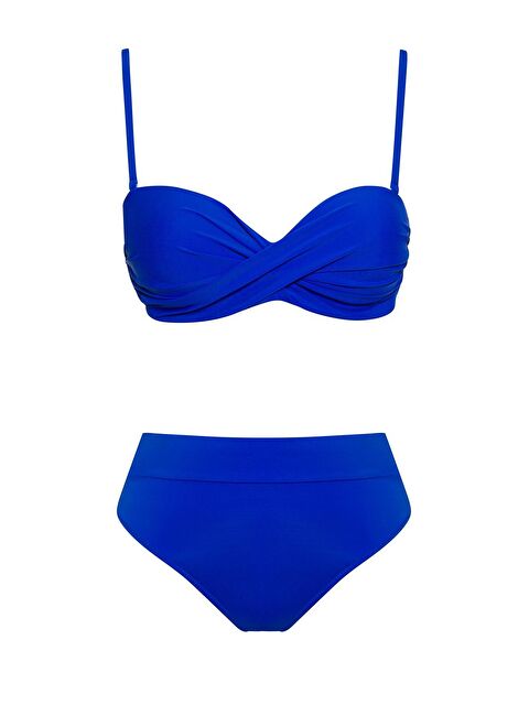 Sailor Moda Dönmeli Yüksek Bel Bikini Takım - S000155322-23710