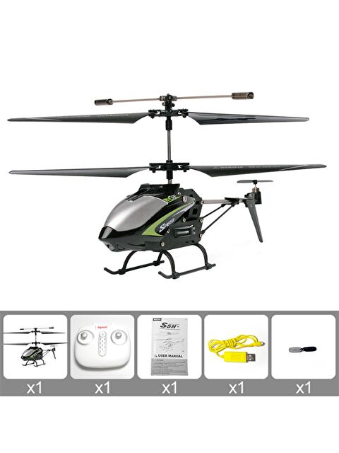 Seher Hediyelik Eşya Seher Oyuncak Uzaktan Kumandalı Helikopter - Yeşil