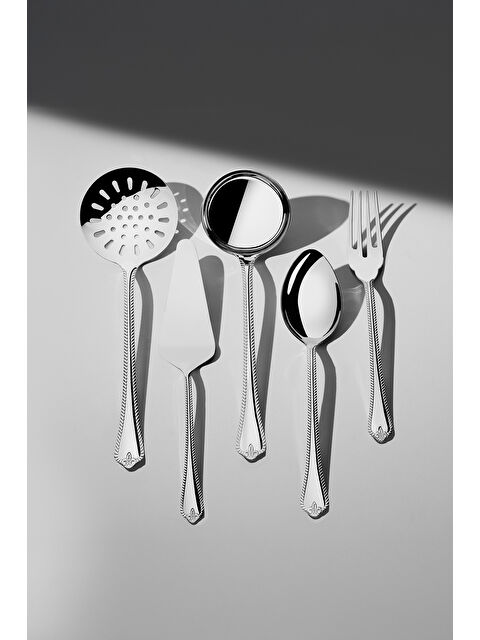 Nehir Fulya Sade 5 Parça Paslanmaz Çelik Servis Takımı - S000496199-18105