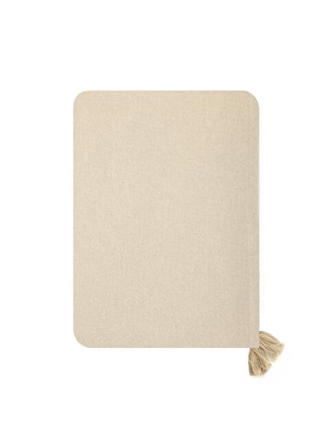 Evidea Soft Lole Püsküllü Runner - Bej - 50x150 cm - S000392379-19928