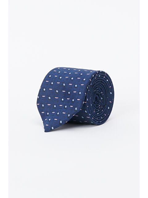 Altınyıldız Classics Erkek Lacivert-Mavi Desenli Kravat - S000416171-37350