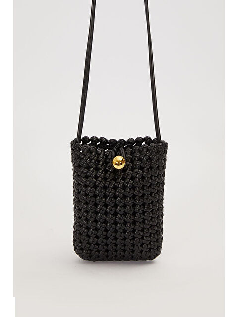 Remsa İp Askılı Küçük Boy Yumuşak Deri Çanta 930718 Siyah